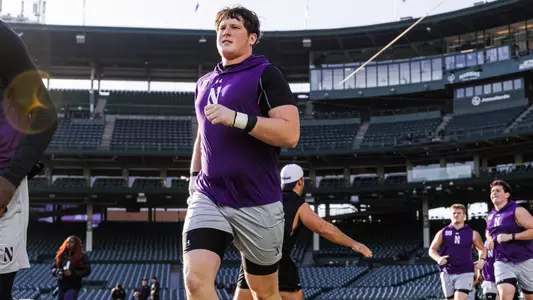 November 22, 2025, Chicago, IL: A game between Northwestern Football and Minnesota at Wrigley Field in Chicago, IL on Saturday, November 22, 2025. (Photo by Griffin Quinn/Northwestern Athletics)