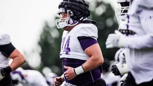 August 4, 2025, Evanston, IL: Northwestern Football practices at Northwestern Medicine Field at Martin Stadium in Evanston, IL on Monday, August 4, 2025. (Photo by Griffin Quinn/Northwestern Athletics)