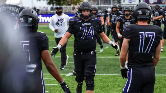 October 18, 2025, Evanston, IL: A game between Northwestern Football and Purdue at Northwestern Medicine Field at Martin Stadium in Evanston, IL on Saturday, October 18, 2025. (Photo by Ryan Kuttler/Northwestern Athletics)
