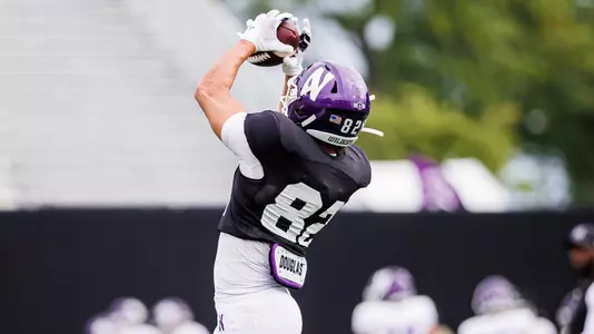 September 23, 2025, Evanston, IL: Northwestern Football practices at Northwestern Medicine Field at Martin Stadium in Evanston, IL on Tuesday, September 23, 2025. (Photo by Griffin Quinn/Northwestern Athletics)