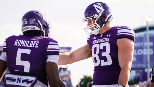 September 27, 2025, Evanston, IL: A game between Northwestern Football and UCLA at Northwestern Medicine Field at Martin Stadium in Evanston, IL on Saturday, September 27, 2025. (Photo by Griffin Quinn/Northwestern Athletics)