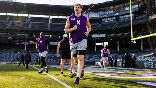 November 22, 2025, Chicago, IL: A game between Northwestern Football and Minnesota at Wrigley Field in Chicago, IL on Saturday, November 22, 2025. (Photo by Griffin Quinn/Northwestern Athletics)