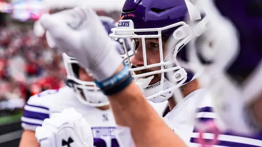 October 25, 2025, Lincoln, NE: A game between Northwestern Football and Nebraska at Memorial Stadium in Lincoln, NE on Saturday, October 25, 2025. (Photo by Ryan Kuttler/Northwestern Athletics)