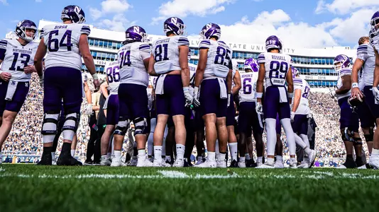 October 11, 2025, University Park, PA: A game between Northwestern Football and Penn State at Beaver Stadium in University Park, PA on Saturday, October 11, 2025. (Photo by Jordan Herald/Northwestern Athletics)