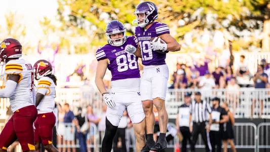October 4, 2025, Evanston, IL: A game between Northwestern Football and ULM at Northwestern Medicine Field at Martin Stadium in Evanston, IL on Saturday, October 4, 2025. (Photo by Griffin Quinn/Northwestern Athletics)