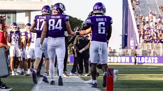 October 4, 2025, Evanston, IL: A game between Northwestern Football and ULM at Northwestern Medicine Field at Martin Stadium in Evanston, IL on Saturday, October 4, 2025. (Photo by Kailey Zagst/Northwestern Athletics)