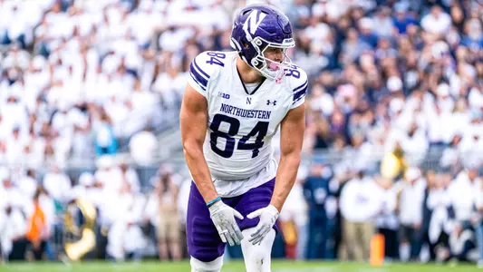 October 11, 2025, University Park, PA: A game between Northwestern Football and Penn State at Beaver Stadium in University Park, PA on Saturday, October 11, 2025. (Photo by Jordan Herald/Northwestern Athletics)
