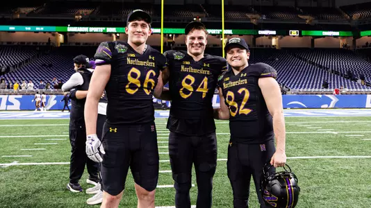 December 26, 2025, Detroit, MI: A game between Northwestern Football and Central Michigan at Ford Field in Detroit, MI on Friday, December 26, 2025. (Photo by Griffin Quinn/Northwestern Athletics)