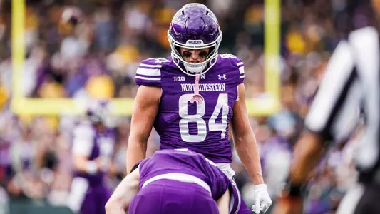 November 15, 2025, Chicago, IL: A game between Northwestern Football and Michigan at Wrigley Field in Chicago, IL on Saturday, November 15, 2025. (Photo by Griffin Quinn/Northwestern Athletics)