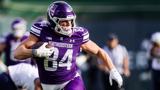 November 15, 2025, Chicago, IL: A game between Northwestern Football and Michigan at Wrigley Field in Chicago, IL on Saturday, November 15, 2025. (Photo by Griffin Quinn/Northwestern Athletics)