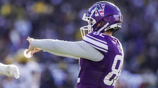 November 15, 2025, Chicago, IL: A game between Northwestern Football and Michigan at Wrigley Field in Chicago, IL on Saturday, November 15, 2025. (Photo by Griffin Quinn/Northwestern Athletics)