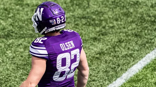 September 13, 2025, Evanston, IL: A game between Northwestern Football and Oregon at Northwestern Medicine Field at Martin Stadium in Evanston, IL on Saturday, September 13, 2025. (Photo by Mary Grace Grabill/Northwestern Athletics)