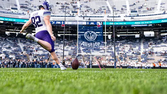 October 11, 2025, University Park, PA: A game between Northwestern Football and Penn State at Beaver Stadium in University Park, PA on Saturday, October 11, 2025. (Photo by Jordan Herald/Northwestern Athletics)