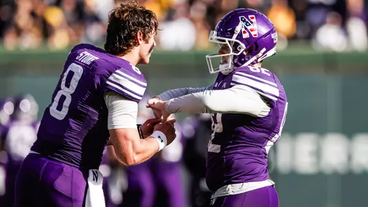 November 15, 2025, Chicago, IL: A game between Northwestern Football and Michigan at Wrigley Field in Chicago, IL on Saturday, November 15, 2025. (Photo by Griffin Quinn/Northwestern Athletics)