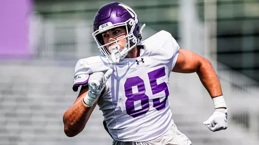 August 9, 2025, Evanston, IL: Northwestern Football practices at Northwestern Medicine Field at Martin Stadium in Evanston, IL on Saturday, August 9, 2025. (Photo by Griffin Quinn/Northwestern Athletics)