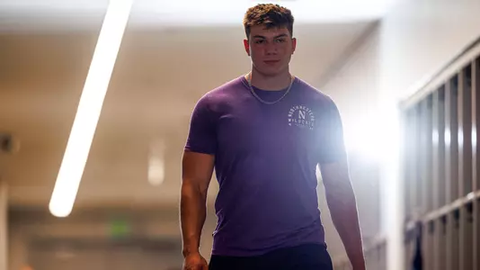 October 4, 2025, Evanston, IL: A game between Northwestern Football and ULM at Northwestern Medicine Field at Martin Stadium in Evanston, IL on Saturday, October 4, 2025. (Photo by Griffin Quinn/Northwestern Athletics)