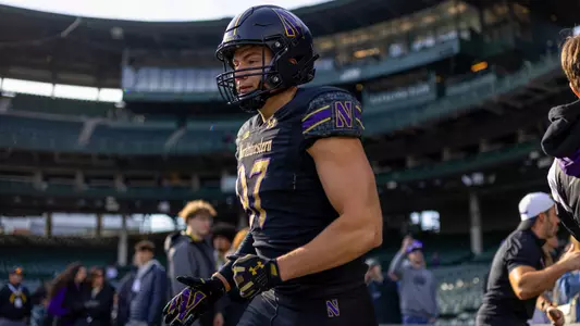 November 22, 2025, Chicago, IL: A game between Northwestern Football and Minnesota at Wrigley Field in Chicago, IL on Saturday, November 22, 2025. (Photo by Griffin Quinn/Northwestern Athletics)
