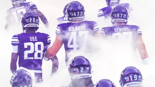 November 15, 2025, Chicago, IL: A game between Northwestern Football and Michigan at Wrigley Field in Chicago, IL on Saturday, November 15, 2025. (Photo by Michelle Nartey/Northwestern Athletics)