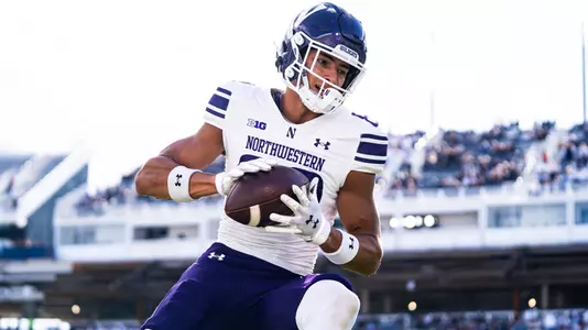 October 11, 2025, University Park, PA: A game between Northwestern Football and Penn State at Beaver Stadium in University Park, PA on Saturday, October 11, 2025. (Photo by Jordan Herald/Northwestern Athletics)