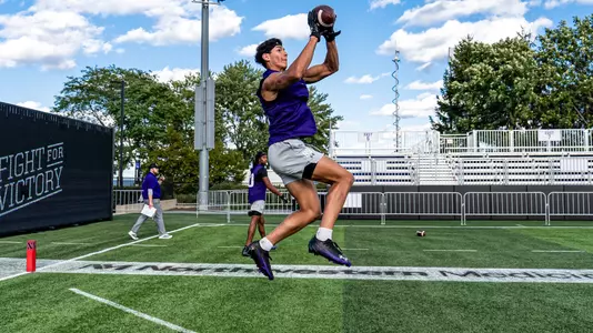 September 5, 2025, Evanston, IL: A game between Northwestern Football and Western Illinois at Northwestern Medicine Field at Martin Stadium in Evanston, IL on Friday, September 5, 2025. (Photo by Ryan Kuttler/Northwestern Athletics)