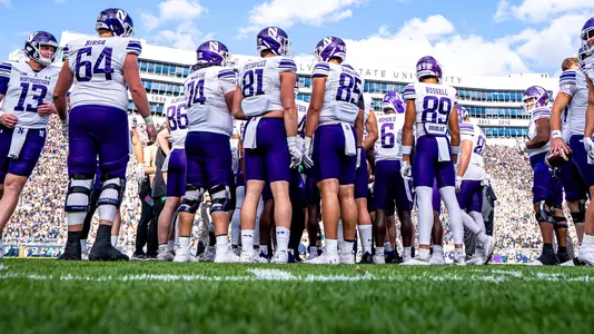 October 11, 2025, University Park, PA: A game between Northwestern Football and Penn State at Beaver Stadium in University Park, PA on Saturday, October 11, 2025. (Photo by Jordan Herald/Northwestern Athletics)