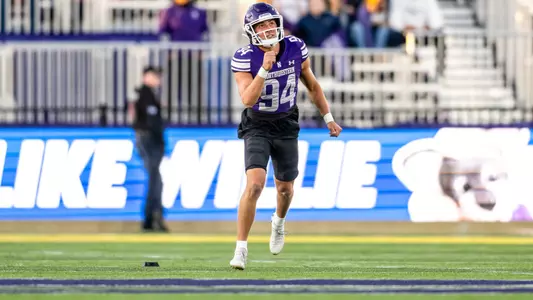 September 5, 2025, Evanston, IL: A game between Northwestern Football and Western Illinois at Northwestern Medicine Field at Martin Stadium in Evanston, IL on Friday, September 5, 2025. (Photo by Ryan Kuttler/Northwestern Athletics)
