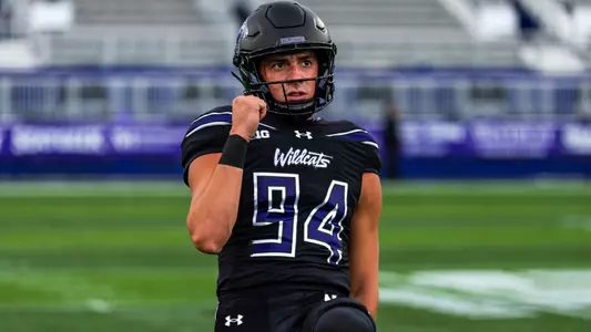 October 18, 2025, Evanston, IL: A game between Northwestern Football and Purdue at Northwestern Medicine Field at Martin Stadium in Evanston, IL on Saturday, October 18, 2025. (Photo by Ryan Kuttler/Northwestern Athletics)