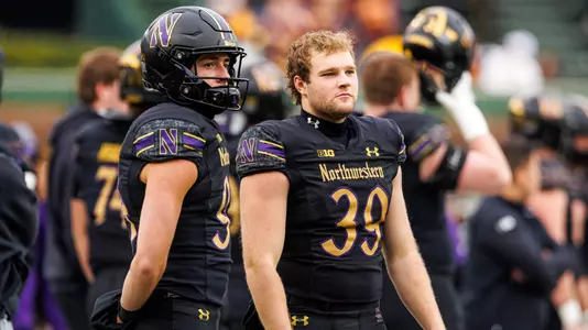 November 22, 2025, Chicago, IL: A game between Northwestern Football and Minnesota at Wrigley Field in Chicago, IL on Saturday, November 22, 2025. (Photo by Griffin Quinn/Northwestern Athletics)