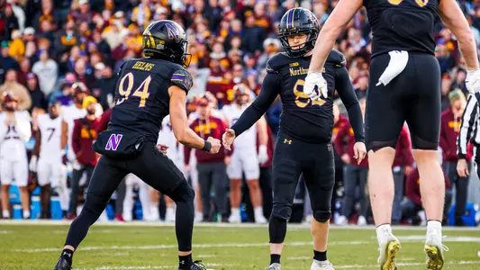 November 22, 2025, Chicago, IL: A game between Northwestern Football and Minnesota at Wrigley Field in Chicago, IL on Saturday, November 22, 2025. (Photo by Griffin Quinn/Northwestern Athletics)