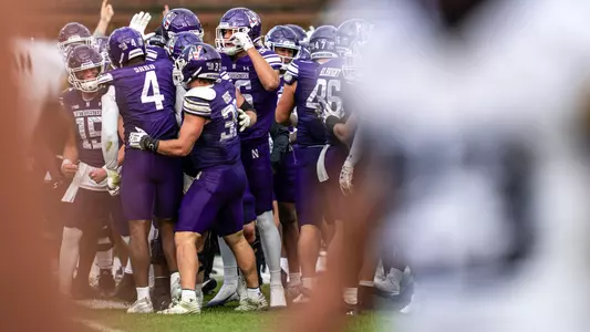 November 15, 2025, Chicago, IL: A game between Northwestern Football and Michigan at Wrigley Field in Chicago, IL on Saturday, November 15, 2025. (Photo by Ryan Kuttler/Northwestern Athletics)