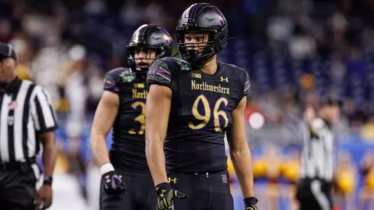 December 26, 2025, Detroit, MI: A game between Northwestern Football and Central Michigan at Ford Field in Detroit, MI on Friday, December 26, 2025. (Photo by Griffin Quinn/Northwestern Athletics)