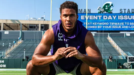 August 30, 2025, New Orleans, LA: A game between Northwestern Football and Tulane at Yulman Field in New Orleans, LA on Saturday, August 30, 2025. (Photo by Ryan Kuttler/Northwestern Athletics)