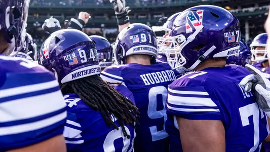 November 15, 2025, Chicago, IL: A game between Northwestern Football and Michigan at Wrigley Field in Chicago, IL on Saturday, November 15, 2025. (Photo by Kailey Zagst/Northwestern Athletics)