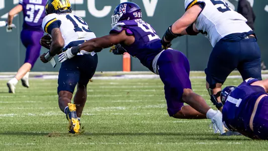 November 15, 2025, Chicago, IL: A game between Northwestern Football and Michigan at Wrigley Field in Chicago, IL on Saturday, November 15, 2025. (Photo by Kailey Zagst/Northwestern Athletics)