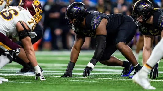 December 26, 2025, Detroit, MI: A game between Northwestern Football and Central Michigan during the Game Above Sports Bowl at Ford Field in Detroit, MI on Friday, December 26, 2025. (Photo by Ryan Kuttler/Northwestern Athletics)