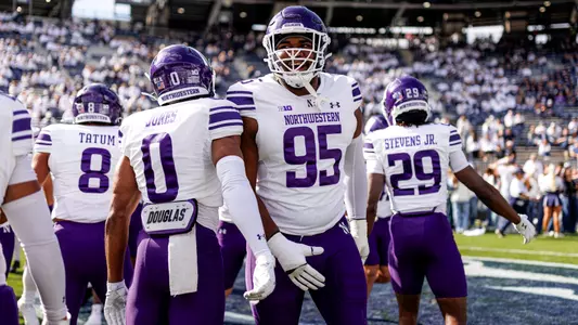 October 11, 2025, University Park, PA: A game between Northwestern Football and Penn State at Beaver Stadium in University Park, PA on Saturday, October 11, 2025. (Photo by Griffin Quinn/Northwestern Athletics)
