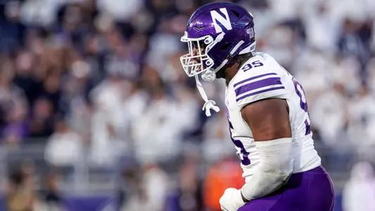 October 11, 2025, University Park, PA: A game between Northwestern Football and Penn State at Beaver Stadium in University Park, PA on Saturday, October 11, 2025. (Photo by Griffin Quinn/Northwestern Athletics)