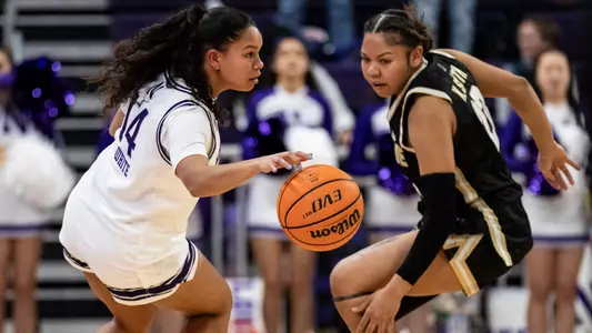 March 1, 2026, Evanston, IL: A game between Northwestern Women’s Basketball and Purdue at Welsh-Ryan Arena in Evanston, IL on Sunday, March 1, 2026. (Photo by Ryan Kuttler/Northwestern Athletics)
