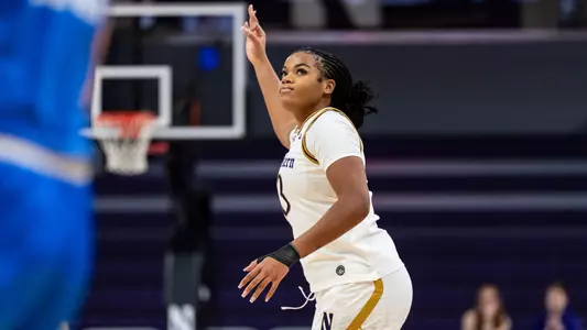 January 25, 2026, Evanston, IL: A game between Northwestern Women’s Basketball and UCLA at Welsh-Ryan Arena in Evanston, IL on Sunday, January 25, 2026. (Photo by Ryan Kuttler/Northwestern Athletics)