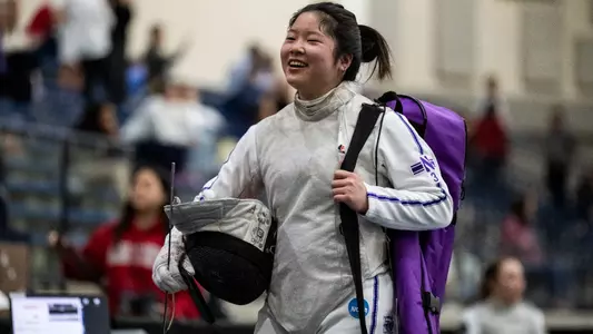 March 19, 2026, South Bend, IN: Northwestern Fencing competes in the 2025 NCAA Fencing Championships at Castellan Family Fencing Center in South Bend, IN on Thursday, March 19, 2026. (Photo by Ryan Kuttler/Northwestern Athletics)