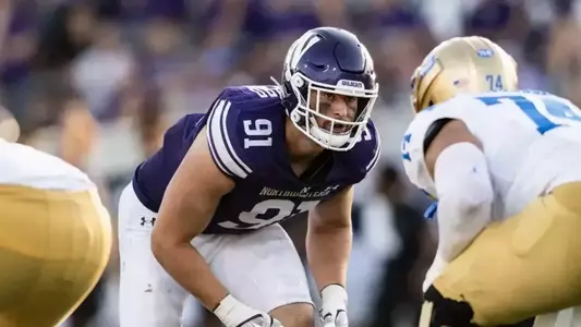 September 27, 2025, Evanston, IL: A game between Northwestern Football and UCLA at Northwestern Medicine Field at Martin Stadium in Evanston, IL on Saturday, September 27, 2025. (Photo by Ryan Kuttler/Northwestern Athletics)