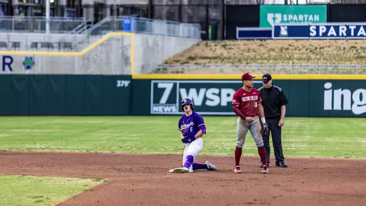 February 21, 2026, Spartanburg, SC: A game between Northwestern Baseball and Boston College at Fifth Third Park in Spartanburg, SC on Saturday, February 21, 2026. (Photo by Wil Langston/Northwestern Athletics)