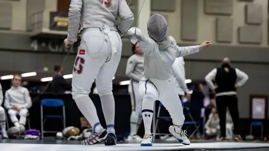 March 19, 2026, South Bend, IN: Northwestern Fencing competes in the 2025 NCAA Fencing Championships at Castellan Family Fencing Center in South Bend, IN on Thursday, March 19, 2026. (Photo by Ryan Kuttler/Northwestern Athletics)