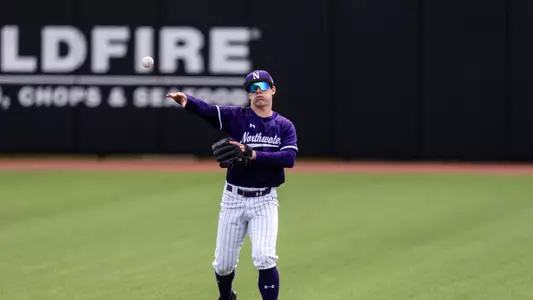April 11, 2026, Evanston, IL: A game between Northwestern Baseball and Purdue at Rocky and Berenice Miller Park in Evanston, IL on Saturday, April 11, 2026. (Photo by Kailey Zagst/Northwestern Athletics)