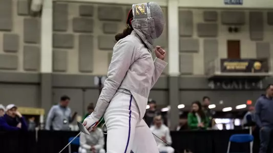 March 19, 2026, South Bend, IN: Northwestern Fencing competes in the 2025 NCAA Fencing Championships at Castellan Family Fencing Center in South Bend, IN on Thursday, March 19, 2026. (Photo by Ryan Kuttler/Northwestern Athletics)