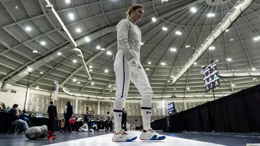 March 19, 2026, South Bend, IN: Northwestern Fencing competes in the 2025 NCAA Fencing Championships at Castellan Family Fencing Center in South Bend, IN on Thursday, March 19, 2026. (Photo by Ryan Kuttler/Northwestern Athletics)