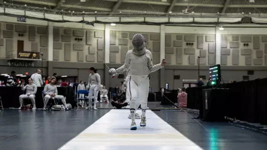 March 19, 2026, South Bend, IN: Northwestern Fencing competes in the 2025 NCAA Fencing Championships at Castellan Family Fencing Center in South Bend, IN on Thursday, March 19, 2026. (Photo by Ryan Kuttler/Northwestern Athletics)