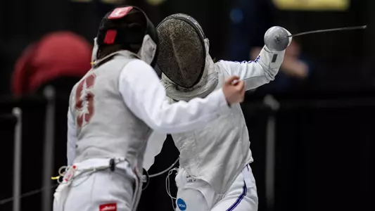 March 19, 2026, South Bend, IN: Northwestern Fencing competes in the 2025 NCAA Fencing Championships at Castellan Family Fencing Center in South Bend, IN on Thursday, March 19, 2026. (Photo by Ryan Kuttler/Northwestern Athletics)