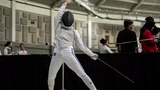 March 19, 2026, South Bend, IN: Northwestern Fencing competes in the 2025 NCAA Fencing Championships at Castellan Family Fencing Center in South Bend, IN on Thursday, March 19, 2026. (Photo by Ryan Kuttler/Northwestern Athletics)