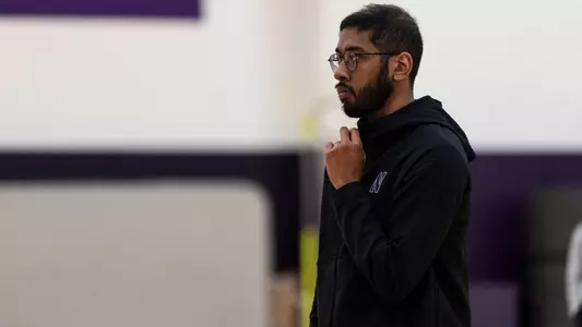 April 16, 2026, Evanston, IL: Members of the Northwestern Women’s Basketball team practice at Trienens Performance Center in Evanston, IL on Thursday, April 16, 2026. (Photo by Ryan Kuttler/Northwestern Athletics)